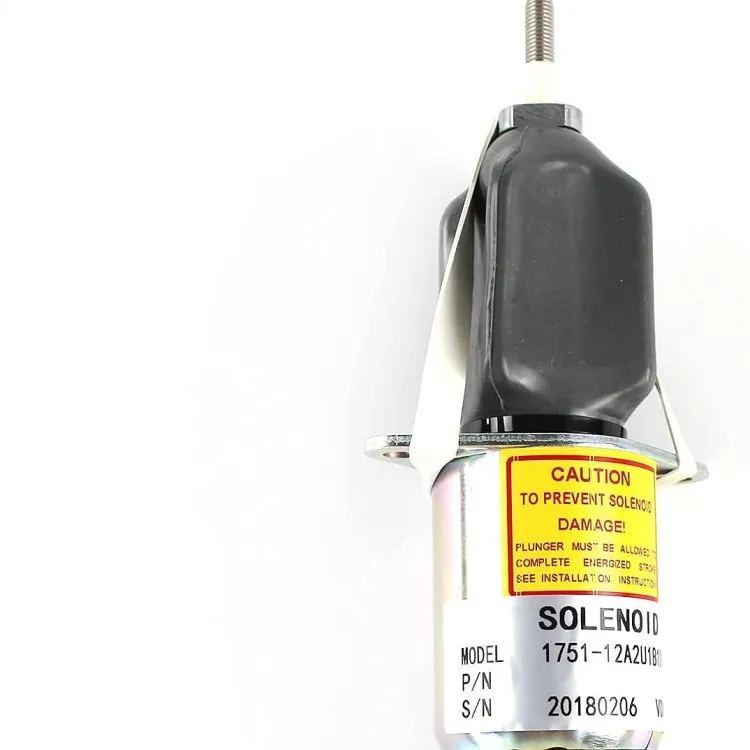 New 12V 3 Terminals Fuel Shut Off Solenoid 1700-2526 1751-12A2U1B1S1A For Engine High Quality