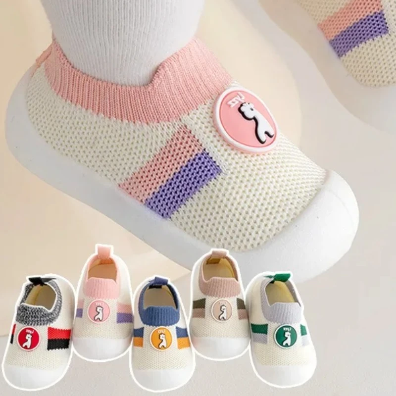 

Non-slip Anti-falling Children's Shoes Indoor Baby Toddler Shoes Soft Sole Infant Shoes Mesh Breathable