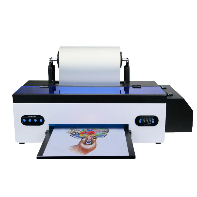 A3-DTF roll offset white ink heat transfer DIY pattern logoT-shirt digital printer