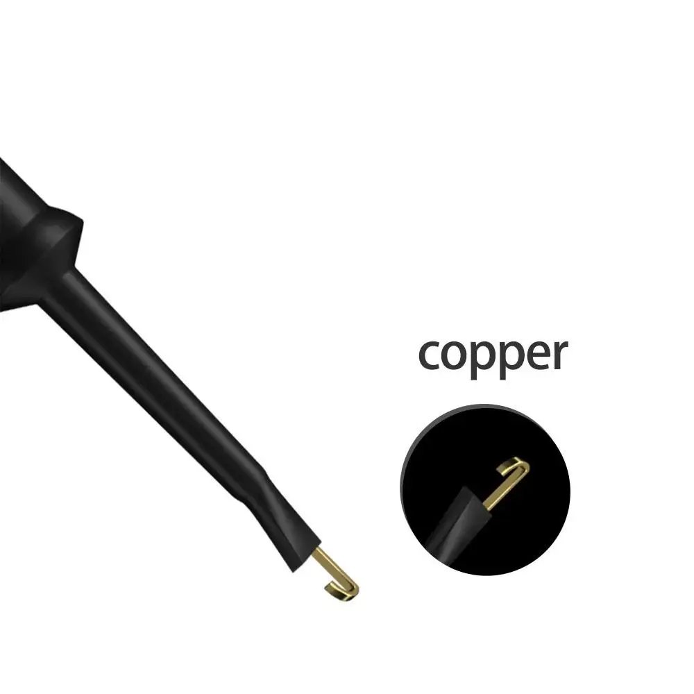 Soldered Nylon Copper Gilded Quick Test Hook Tools Accessories Test Clips Electrical High Quality Mini Grabber