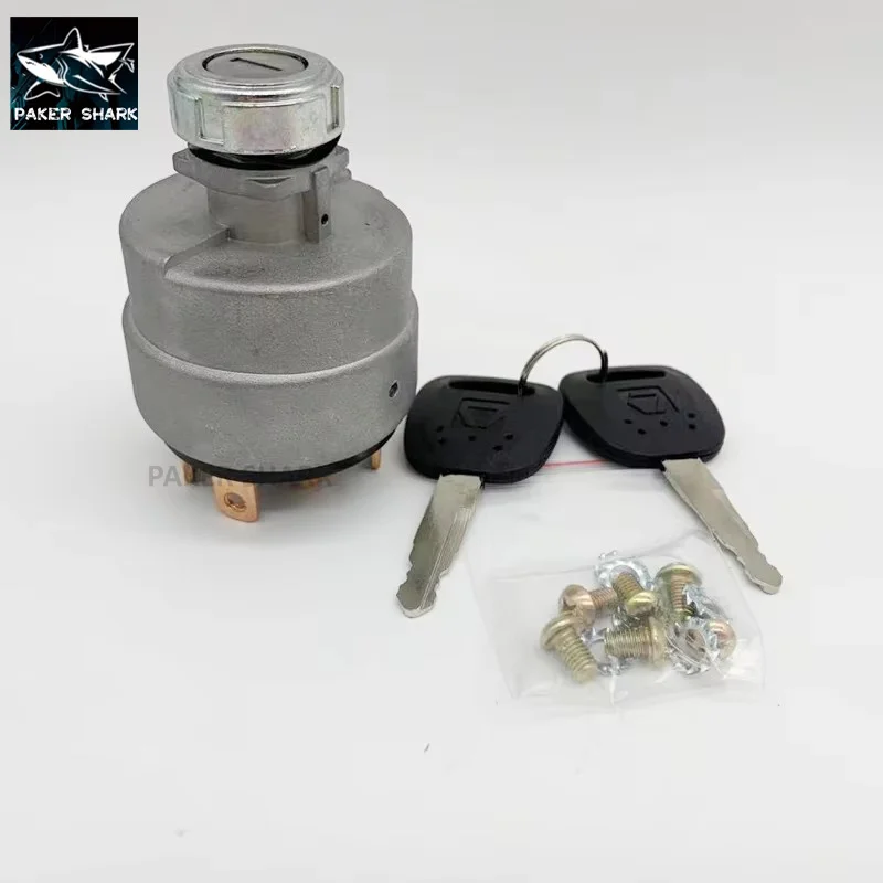 For XGMA Ignition Switch 60DA 75 80 135 215DK 260 Excavator accessories Start Switch  Electric Door Lock