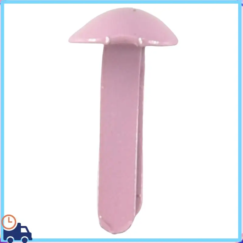 200 미니 파리 패스너의 최신 세트 여러 가지 빛깔의 종이 공예 스탬핑 스크랩북 DIY 도구 4.5Mm