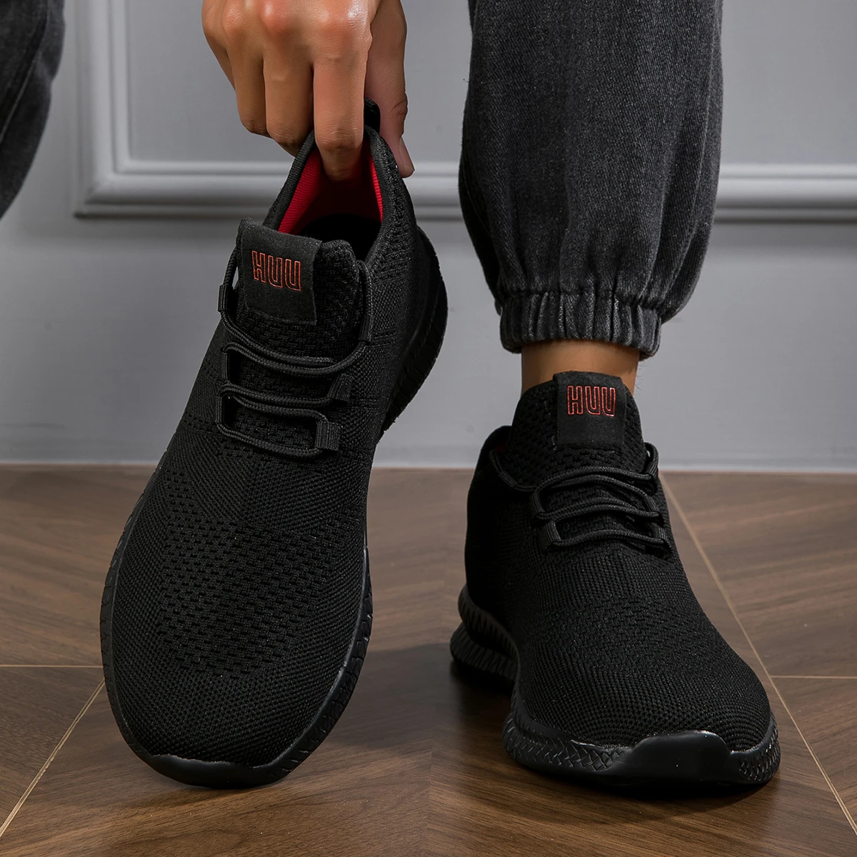 

YRZL легкие мужские кроссовки 2025 тренировочная обувь нескользящая удобная спортивная тренировочная обувь для мужчин прогулочные кроссовки