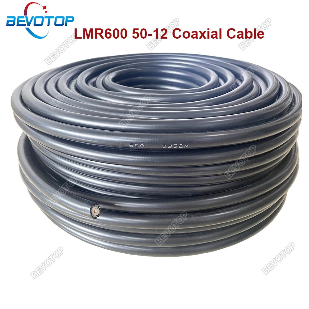 LMR600 Coaxial Cable High Quality Low Loss 50-12 RF Coaxial Cable 50 Ohm RF Extension Cord Jumper for 50-12 Wire Connectors