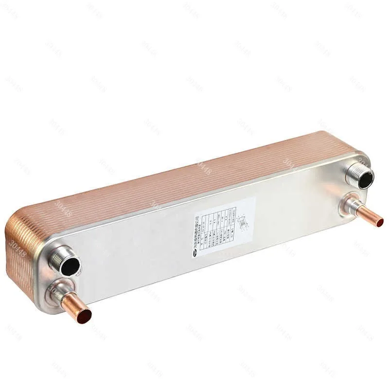 Stainless Steel Brazed Plate Heat Exchanger 1-30 BPHE Condenser Evaporator For Heat Pump Chiller Heat Recovery Unit HVAC