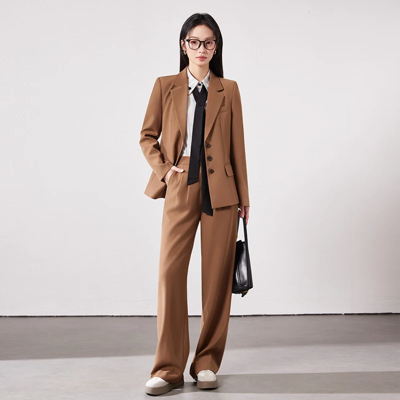 Professional women's high-end long-sleeve suit, trendy workwear for cross-border e-commerce, workplace commuting goddess-style s