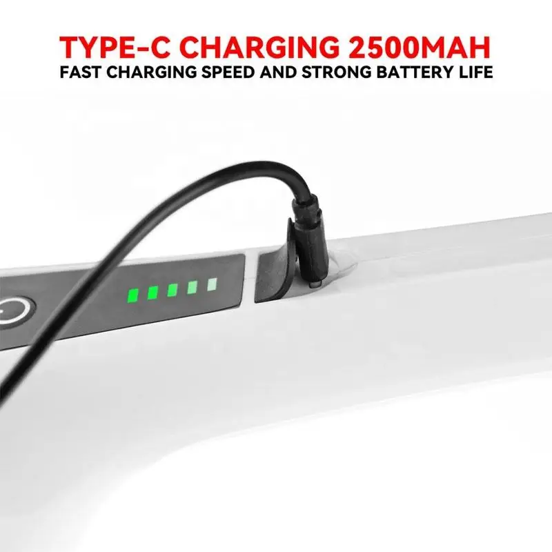 แปรงทำความสะอาดไฟฟ้าคุณภาพสูงแบบชาร์จ USB แปรงทำความสะอาดล้ำลึกสำหรับกระจกห้องอาบน้ำ กระเบื้อง และพื้นผิวห้องน้ำ