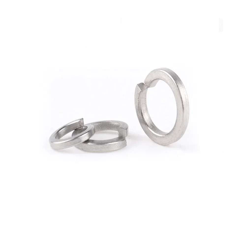 10pcs GB93 M8 M10 M12 M14 M16 M18 M20 M22 304 Stainless Steel Spring Washer Split Lock Washers