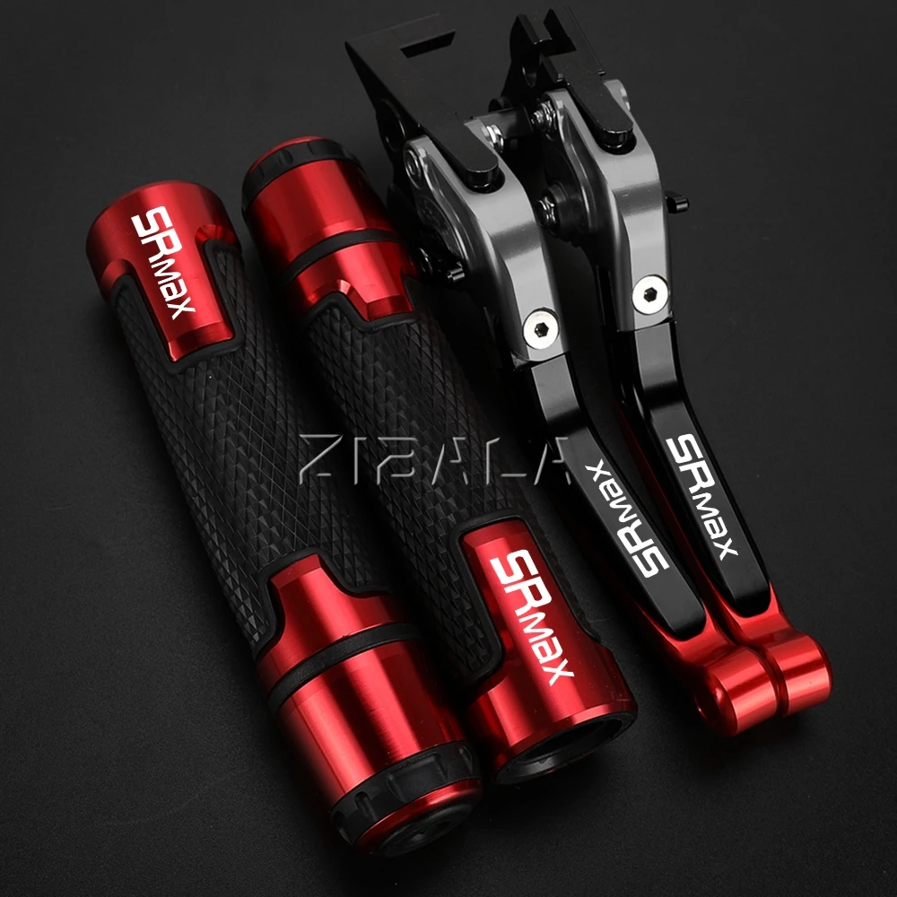 アプリリア-sr-max-300-125-2011-2012-2013-2014-2015-2016-オートバイ-22mm-ハンドルグリップ-調整可能-折りたたみ式-クラッチブレーキレバーセット