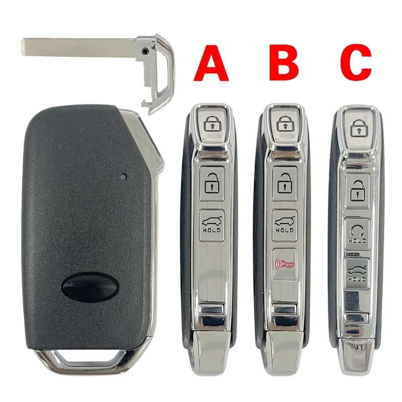 

3/4 Buttons Universal Remote Key Shell Case Cover Fob Blank For Hyundai&KIA Auto Replacement Shell With blade