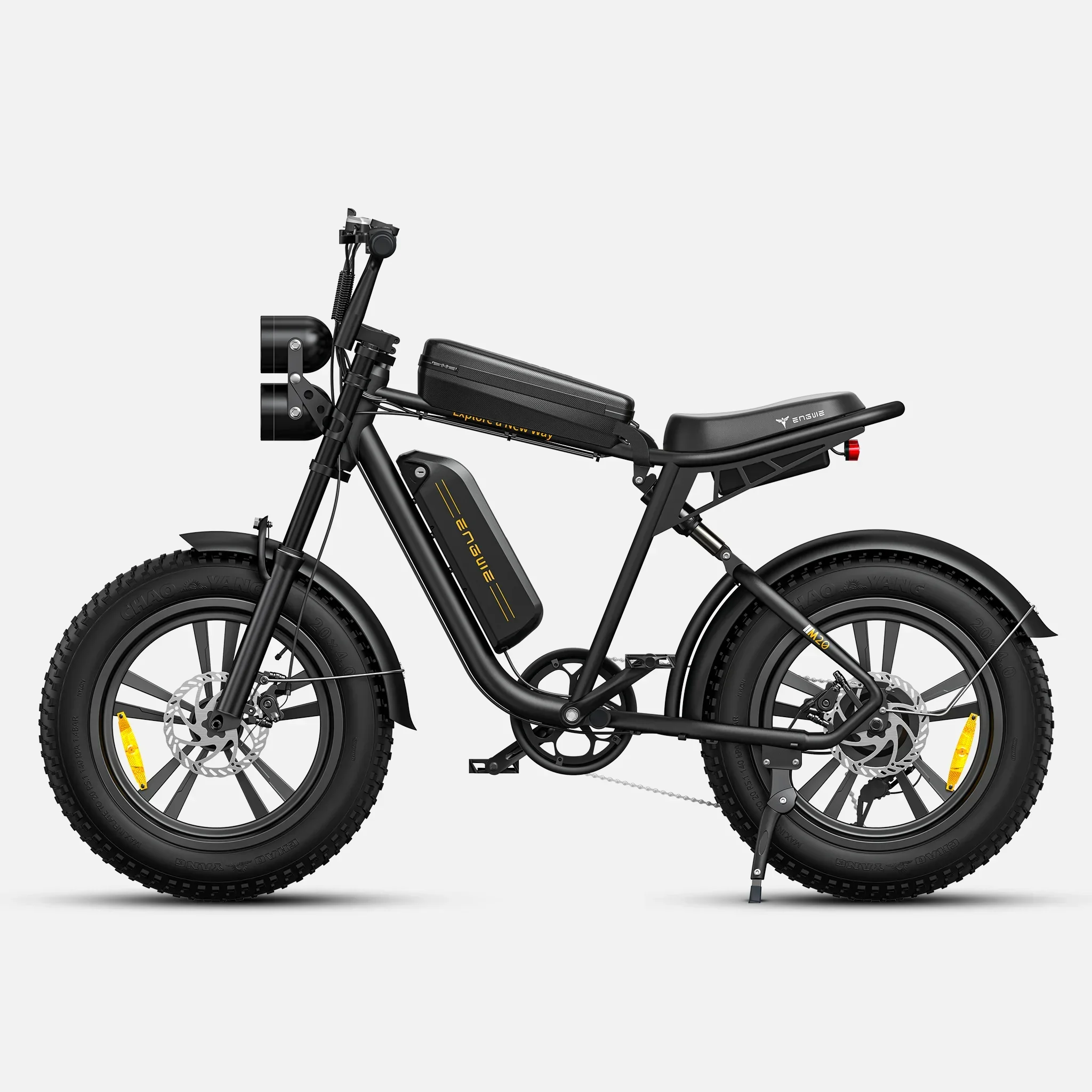 FOR 20 Customization 26AH 750W Electric Motorcycle 20 inch Fat Tire Ebike  engwe M20 Dual Suspension Mountain Bike