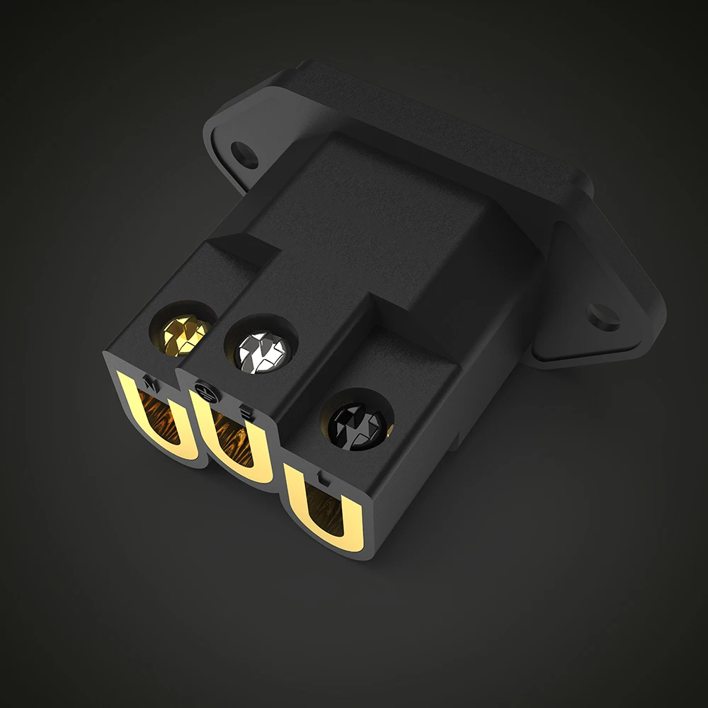 Viborg Pure Copper Gold/Rhodium Plated Inlet Power Plug Socket IEC Available VI06B AC 250V 15A Connectors