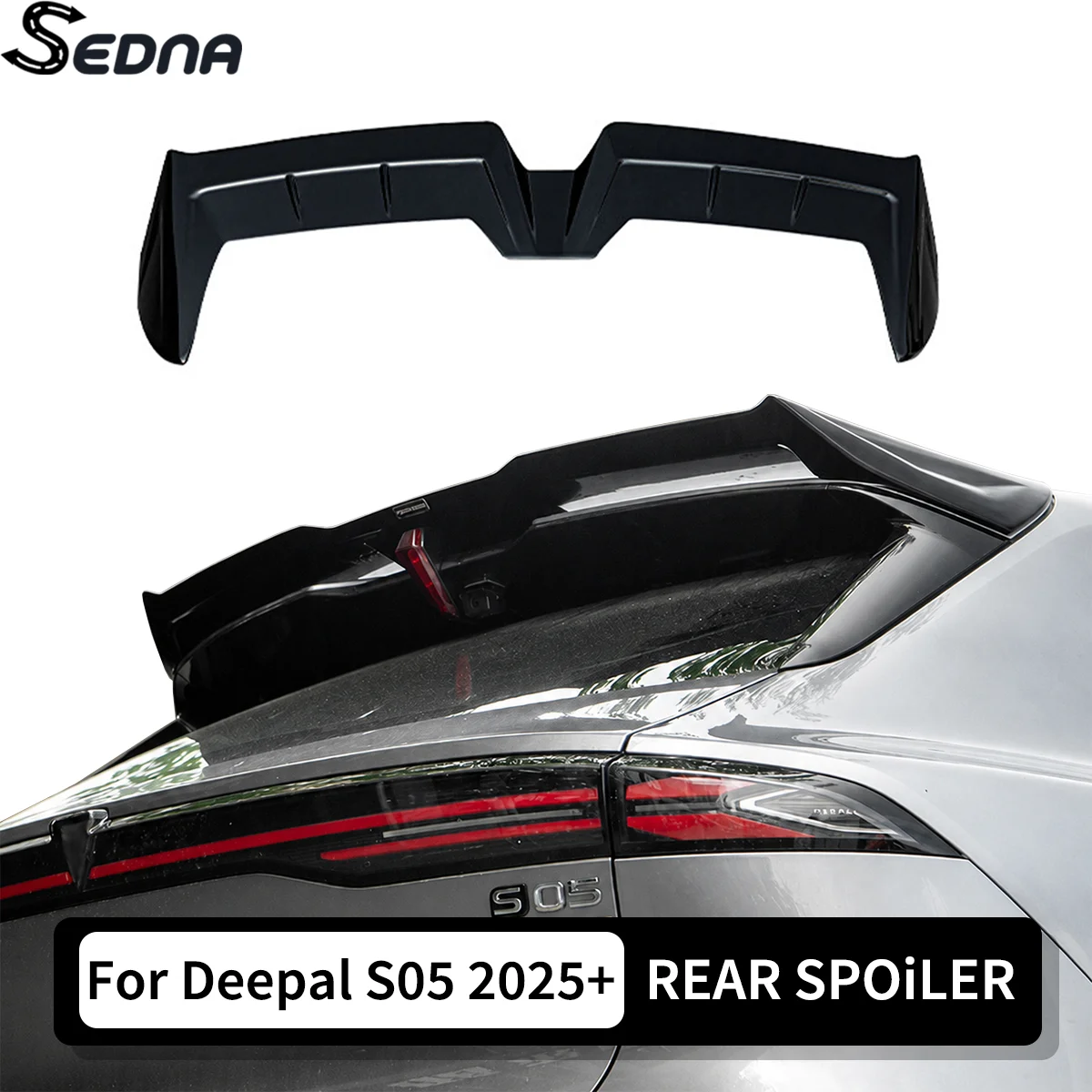 For Changan Deepal S05 SUV Rear Roof Spoiler Wing Tailgate Lip Car Trunk Trim Exterior Body Kit Tuning High Quality Accessories