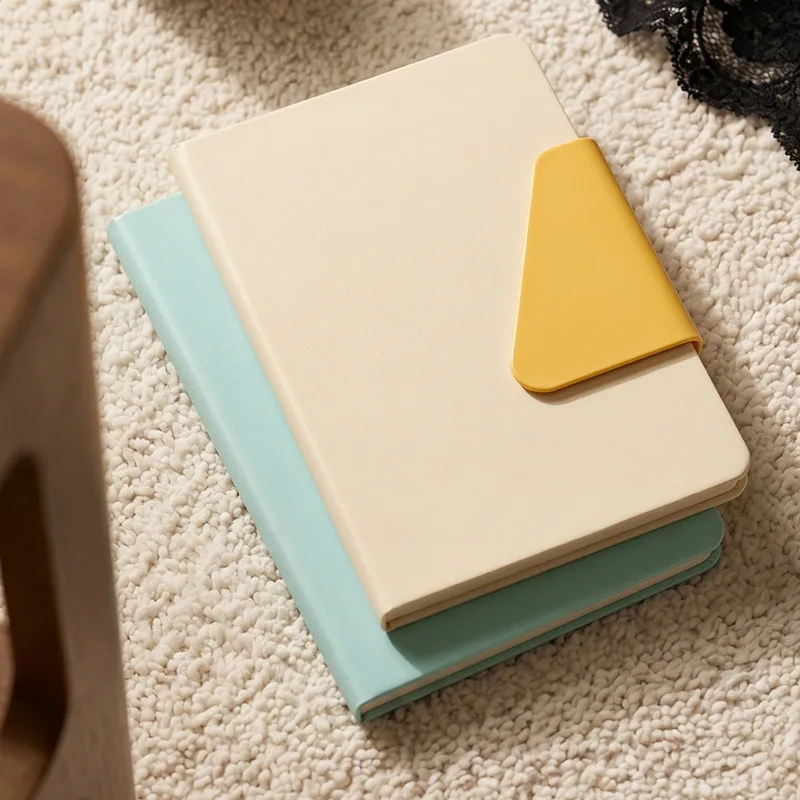 A5 Magnetic Buckle Notebook Thickened with Buckle Business Office Engraved Notebook Office Stationery