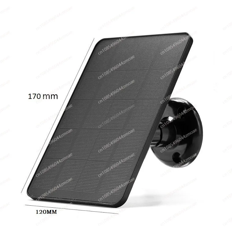 Type-c Solar Panel 360° Rotatable Bracket IP67 Waterproof & Extreme Weather Resistant Outdoor Solar Charger for Security Camera