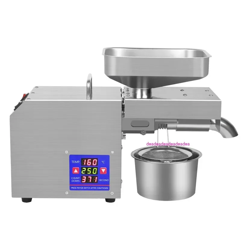 110V220V  Oil press LTP218 Peanut Olive  Rapeseed Sesame  Extractor 3-5KG/H Oil Residue Separator