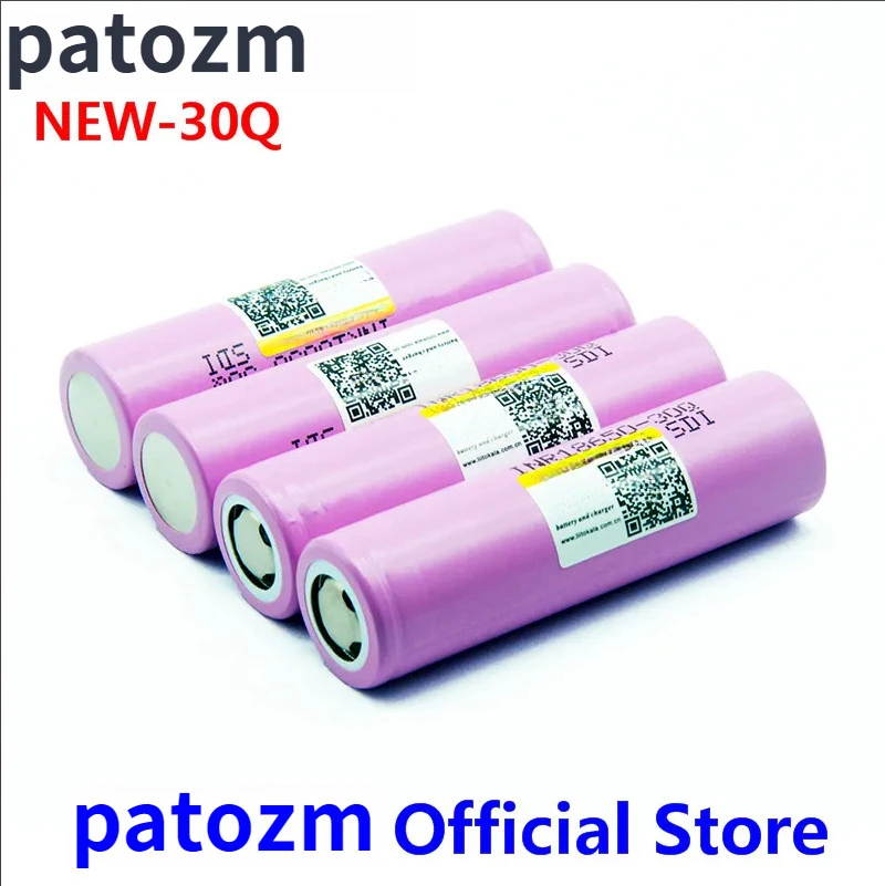 

18650 30Q Rechargeable Lithium Battery 3.7V 3000MAh Flashlight Mobile Power Household Energy Storage Household Appliance Battery