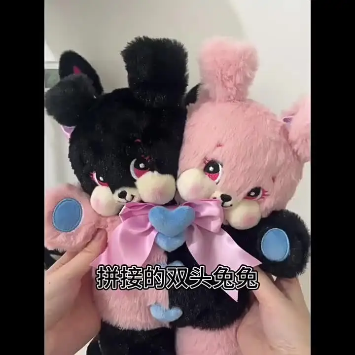 Don't provoke the rabbit. Original design of the two headed cow