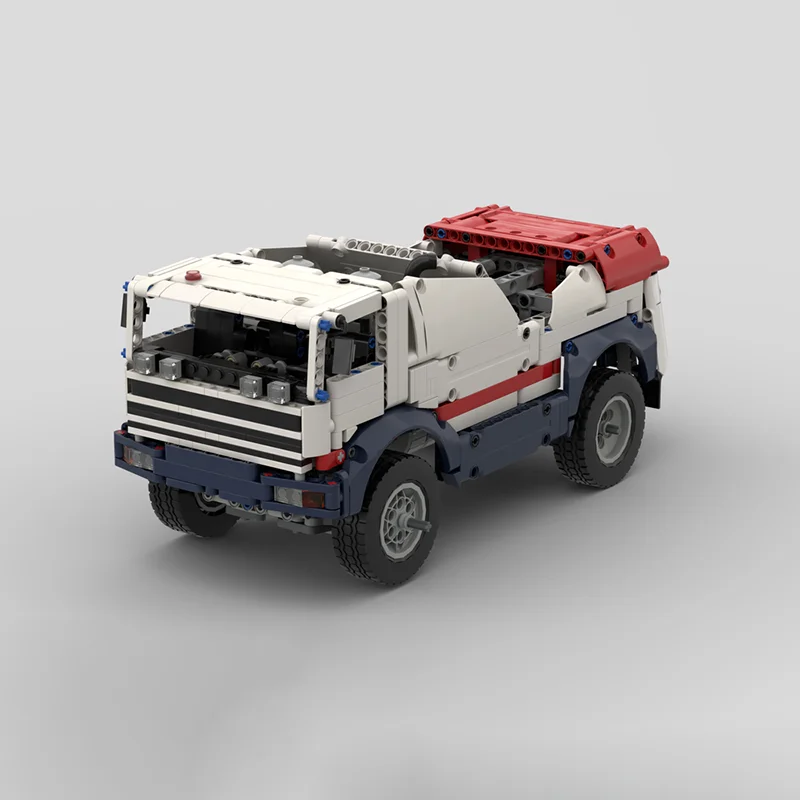 Véhicule tout-terrain en briques de construction, modèle modulaire de véhicule tout-terrain, blocs technologiques, jouet de Noël à construire soi-même, cadeaux de construction