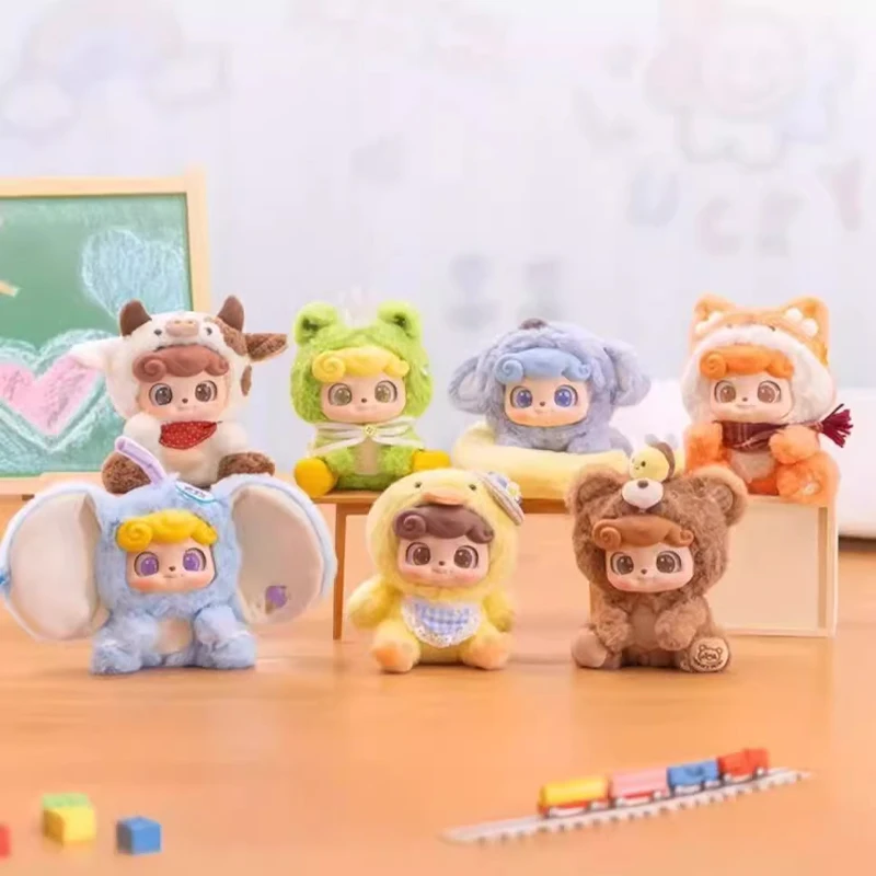 

Q Kid Emotional Hairy Monsters Series Plush Vinyl Blind Box Emotional Mystery Box Dolls Vinyl Model Toys Pendant Trendy Play