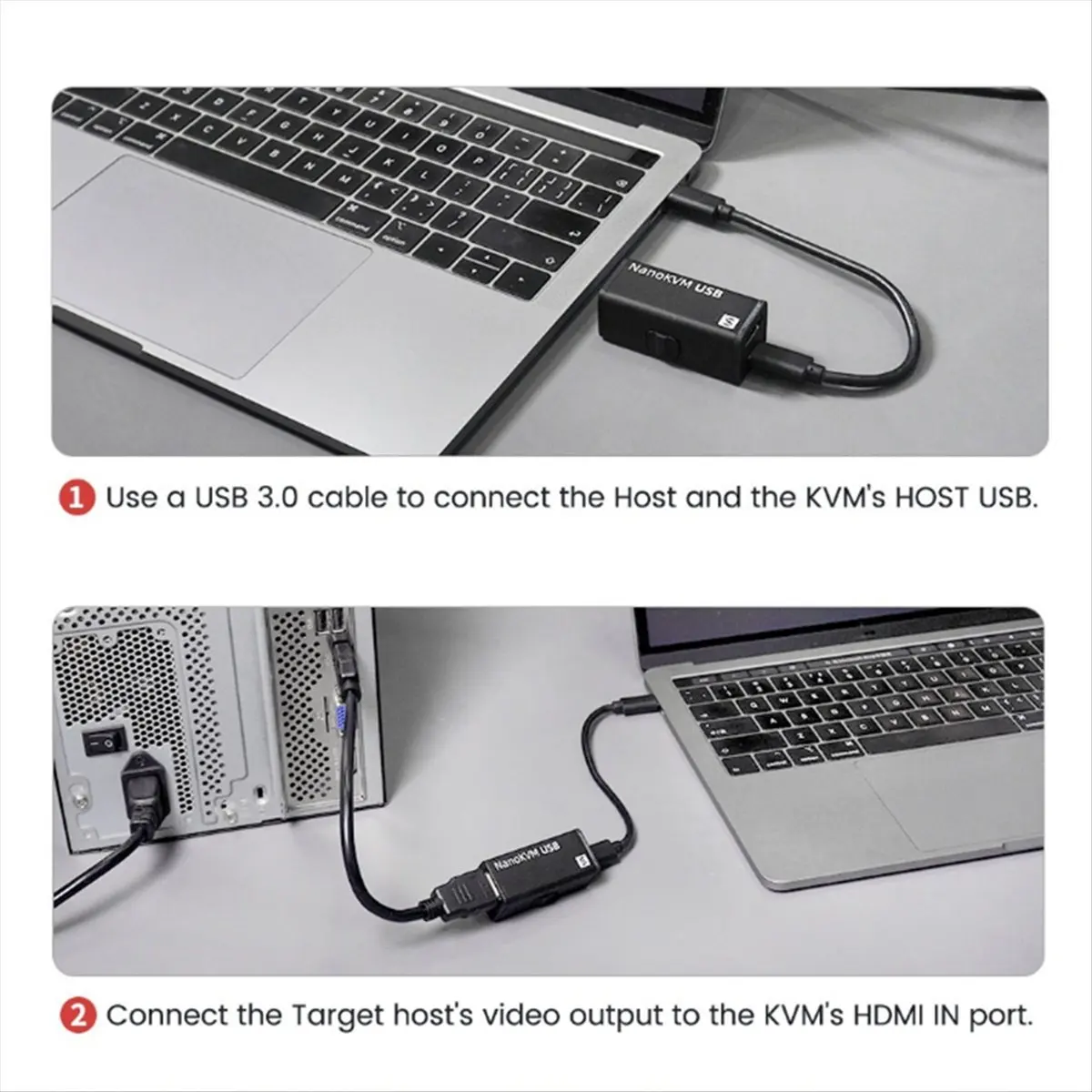 A99X NanoKVM USB NanoKVM-USB-Tool-Kit Finger-Sized 4K USB KVM for Server/SBCs NanoKVM-USB-Tool-Kit