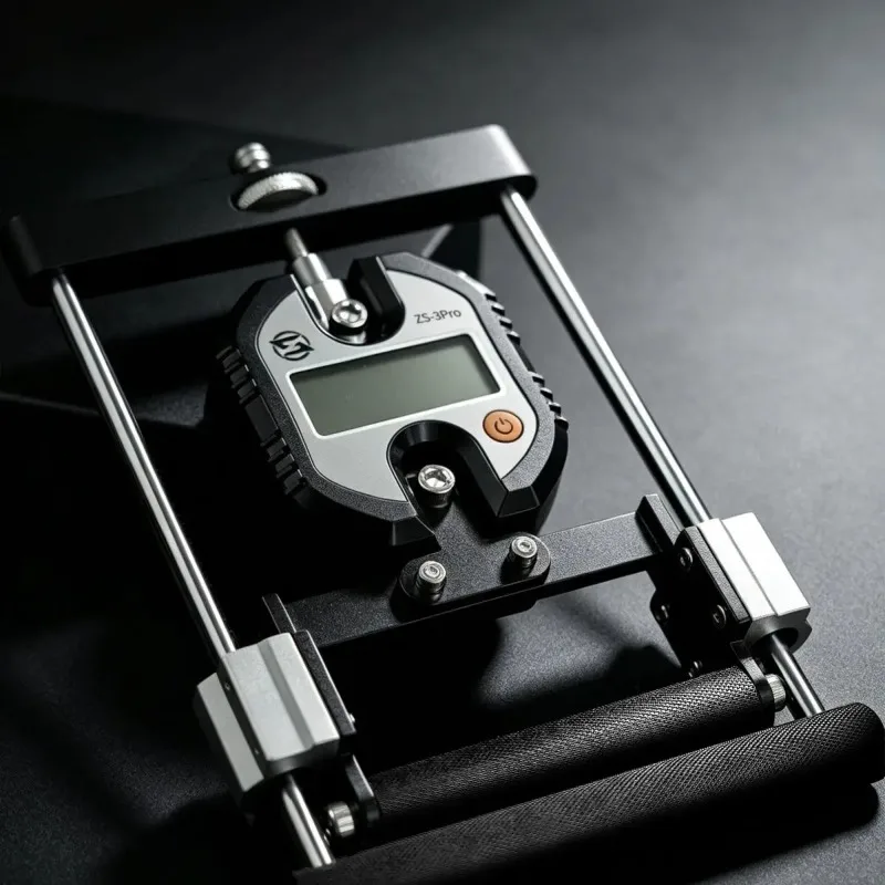 Stainless Steel Hand Grip Strength Tester, Adjustable Grip Distance Dynamometer with Peak Lock Test Function Hand Grips Fitness