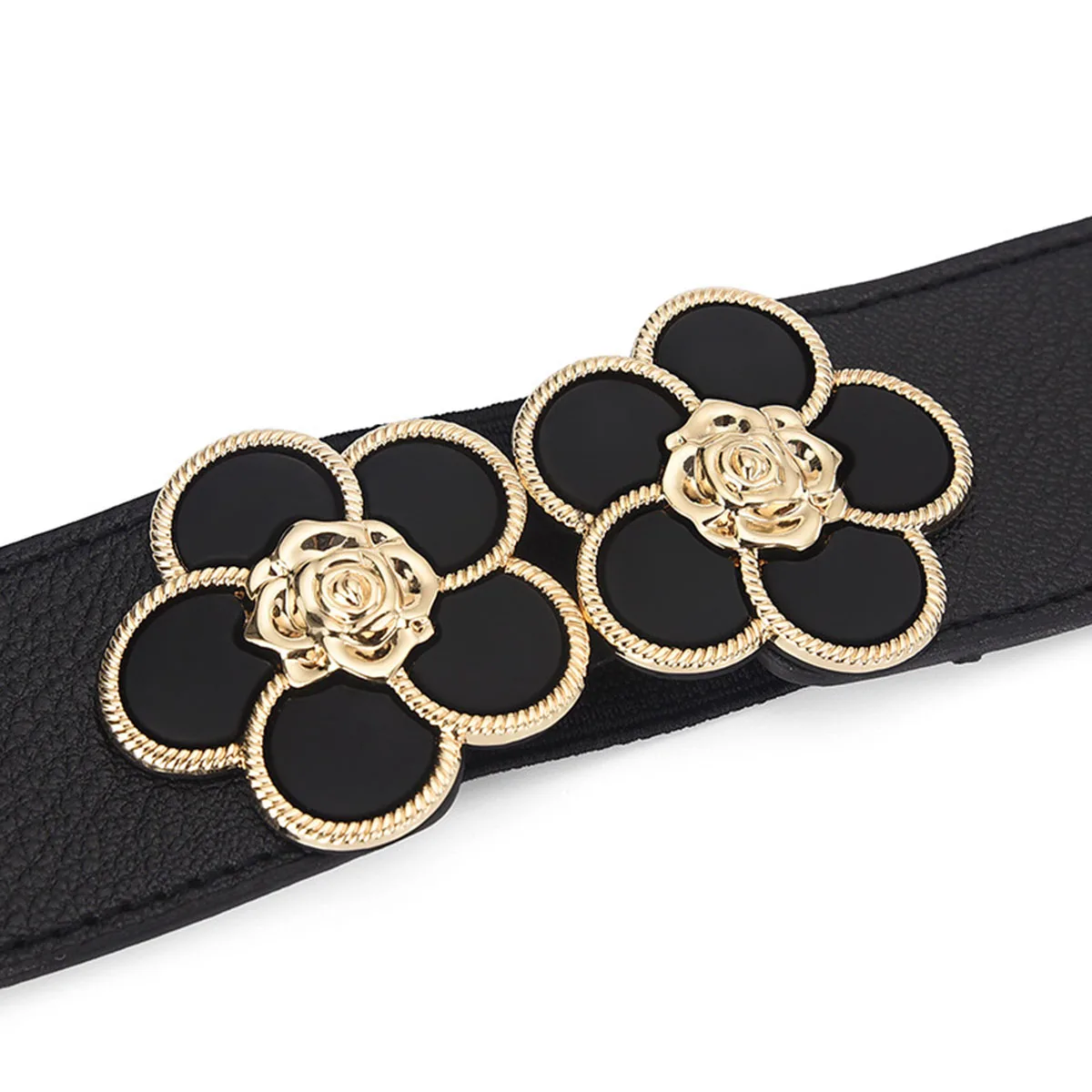 

Fashionable Simple Lady Waistband For Women Blossom Pattern Non-Fading Stain Resistant Curvy Figure Shaping Utility