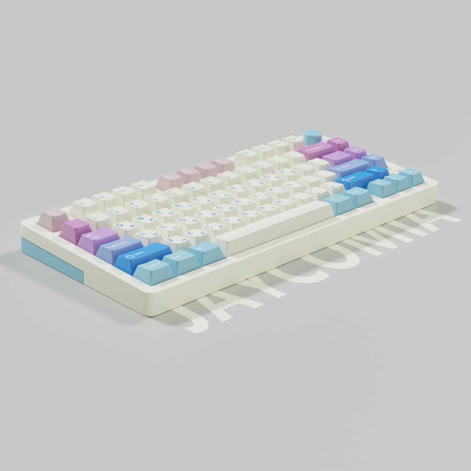 Fairy Keycaps KR/EN 151 teclas Dye-Sub Pbt Cherry Keycaps para teclados mecánicos MX Switch 7U Space RK75 Hi75