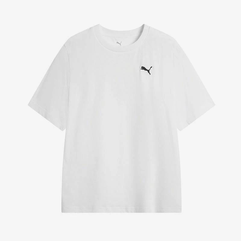 

Puma genuine 2025 new men's knitted simple and durable casual short sleeved shirt 632920-02