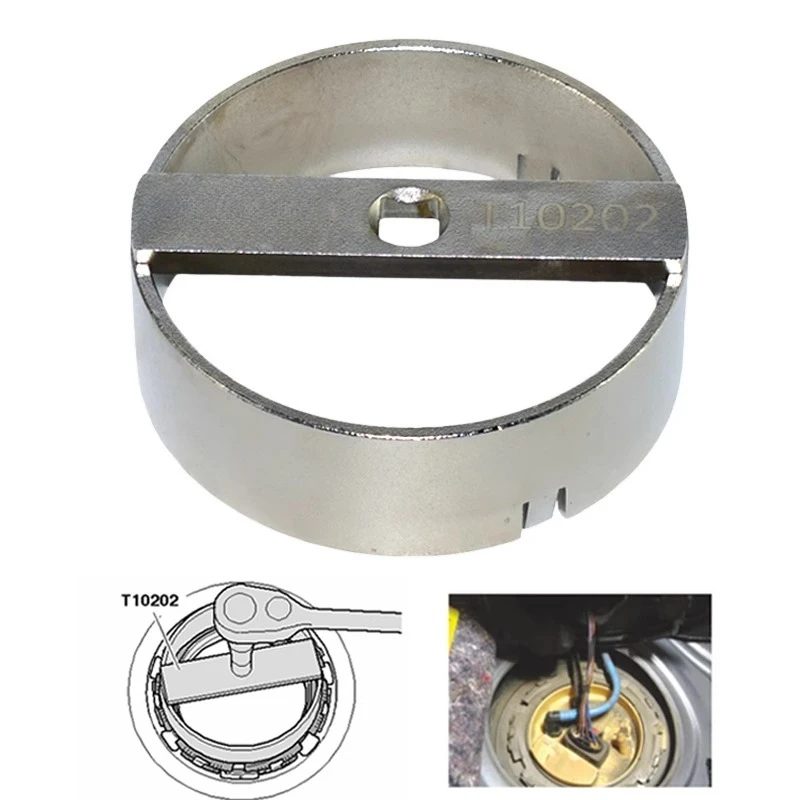 Suitable for Maiteng  Pump Wrench A6L Tiguan, Touareg, Touan Q7 Octavia Fuel Tank Cover Removal Tool T10202