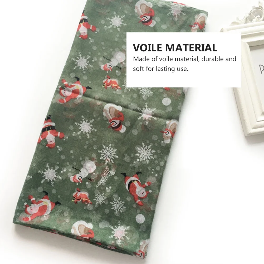 

1pc Christmas Scarf Santa Claus Pattern Snowman Print Wraps Stylish Shawl Holiday Party Outdoor Lightweight Soft Unisex Gift