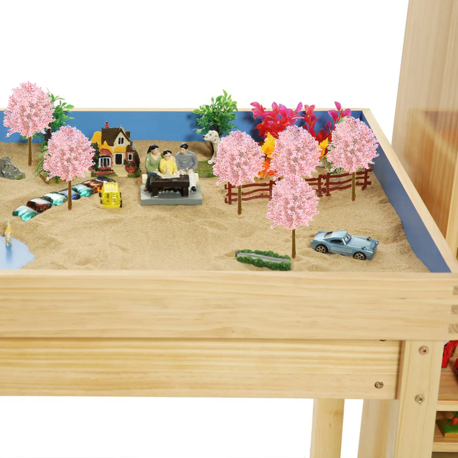 

400ml Sponge Tree Powder DIY Realistic Grass Scatter Miniature Shrub Bushy Tuft Fairy Garden Railway Scene Terrain Decoration