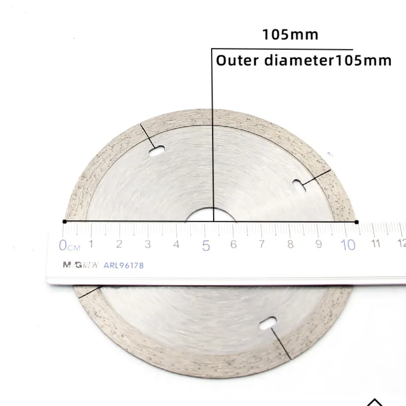 Lame de scie diamantée de 4 ou 5 pouces, coupe sèche et humide, meuleuse d'angle de brasage en métal, disque de coupe, outil de roue pour mur de carrelage en pierre