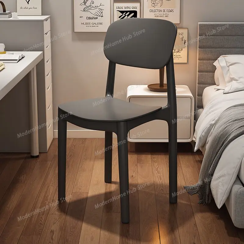 Chaises de salle à manger nordiques en cuir, rembourrées, imperméables, pour cuisine, relaxantes, design, Sillas Para Comedo, meubles