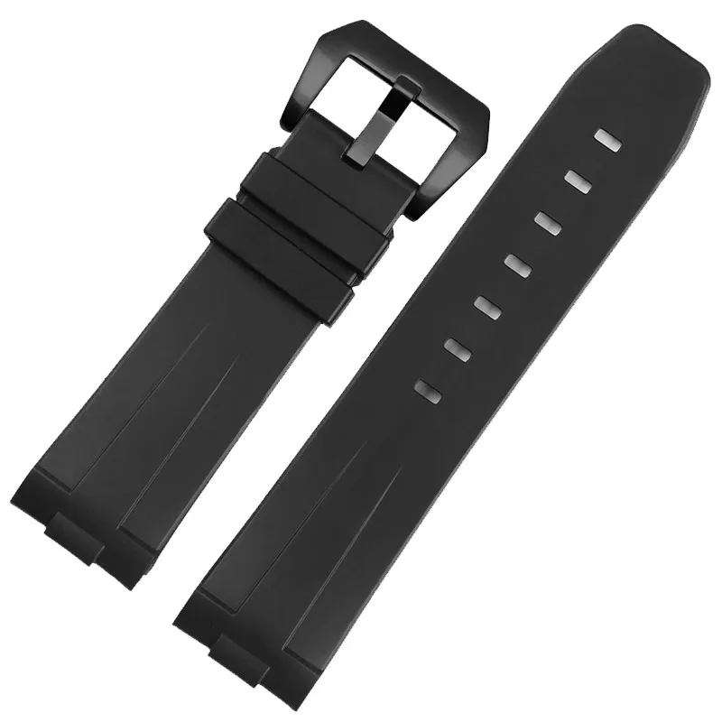 Suitable for Panerai Curved Silicone Watch Strap Sports Waterproof PAM111/386/441/359 24mm Watchband Bracelet