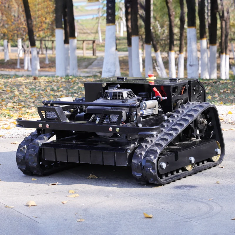 

Customized high-efficiency lawn mower robot for agricultural driven track type lawn mower