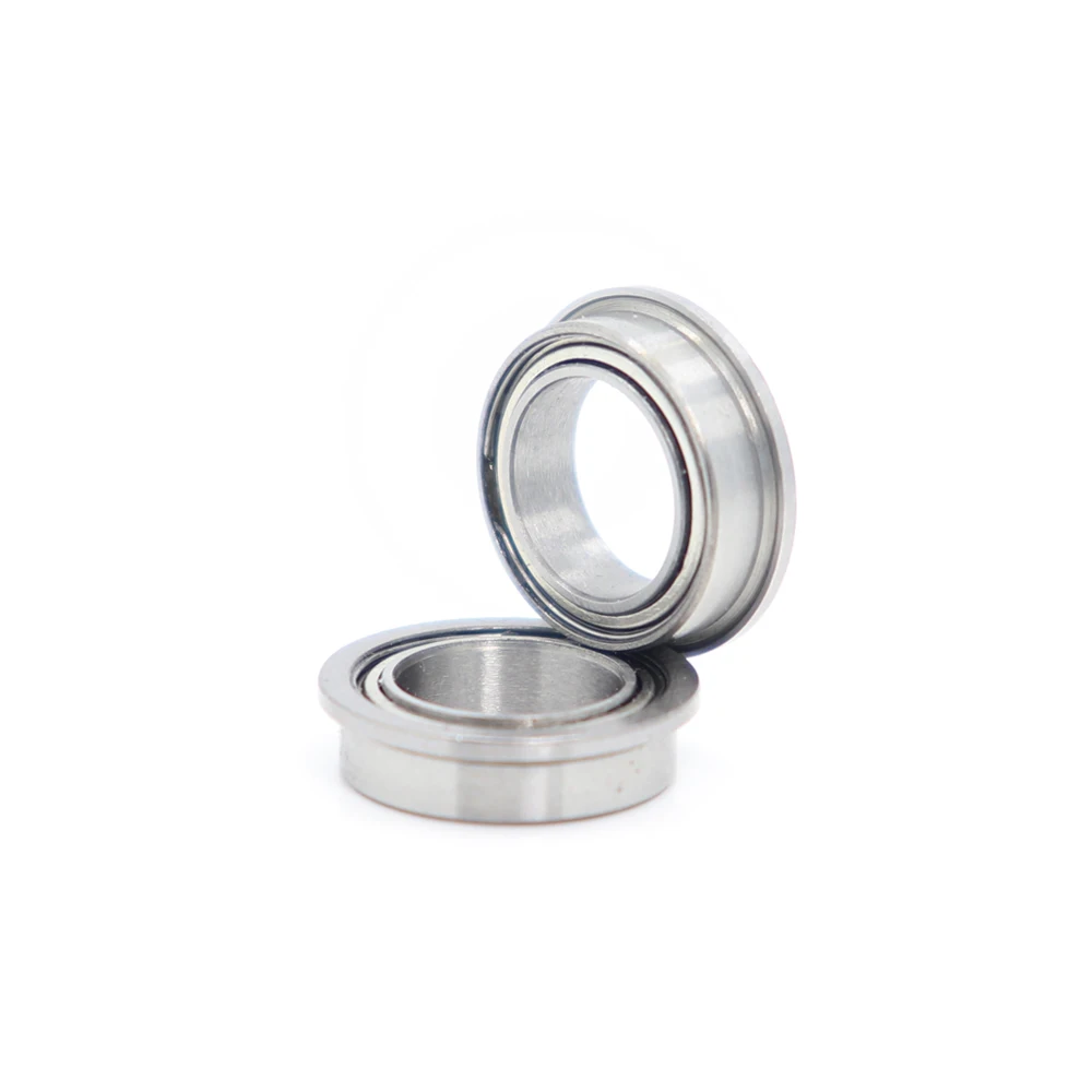 MF128ZZ Flange Bearing 8x12x3.5 mm 10PC Double Shielded Miniature Flanged MF128 Z ZZ Ball Bearings MF128-2Z MF128Z