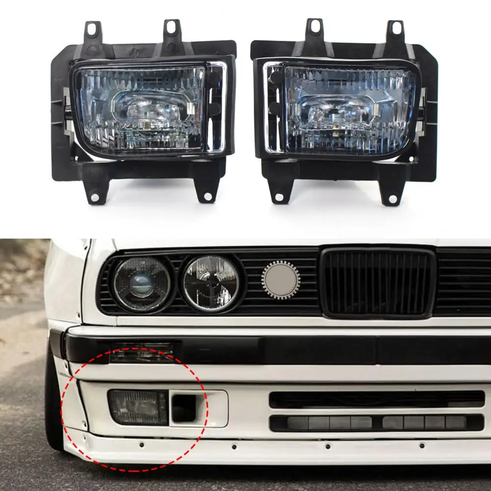 Useful Lightweight Easy to Use ABS Warning Fog Lamp Bezel 63171385945/63171385946 Fog Lamp Housing Replacement