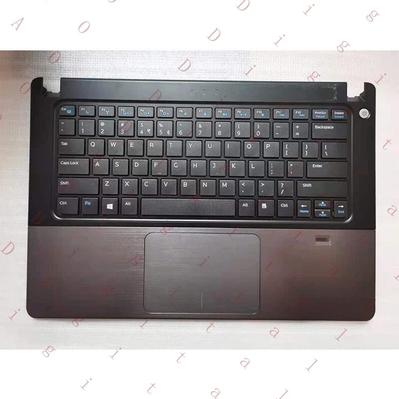 WW 01CH1D Para Dell Vostro 14-5460 5480 5470 5439 C Shell com Teclado Touchpad e Furo para Leitor de Impressão Digital