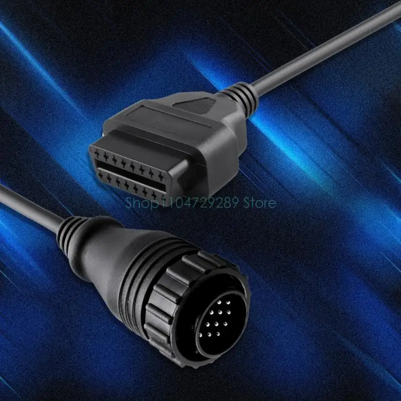 14PIN a 16 pines CAR OBD2 Conector Diagnóstico Adaptador cables para Sprinter Auto OBD2 Herramienta diagnóstico falla