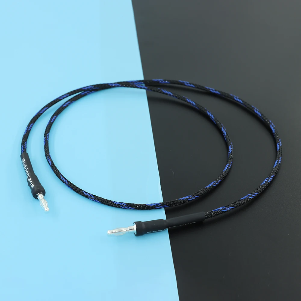 High-end Phono Mass Cable OFC Silver Plated Cable Shoes Phono Amplifier Ground Wire