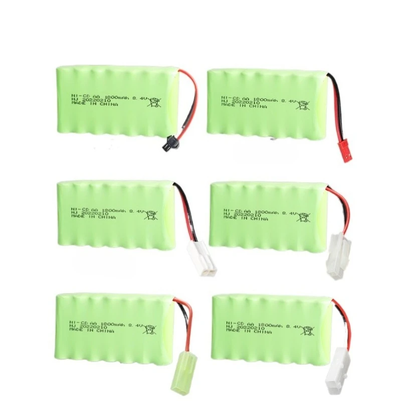 8.4V 1800mAh Nickel-cadmium Batteries for Electric Toy Remote Control Car Large Capacity Rechargeable Batteries High Quality