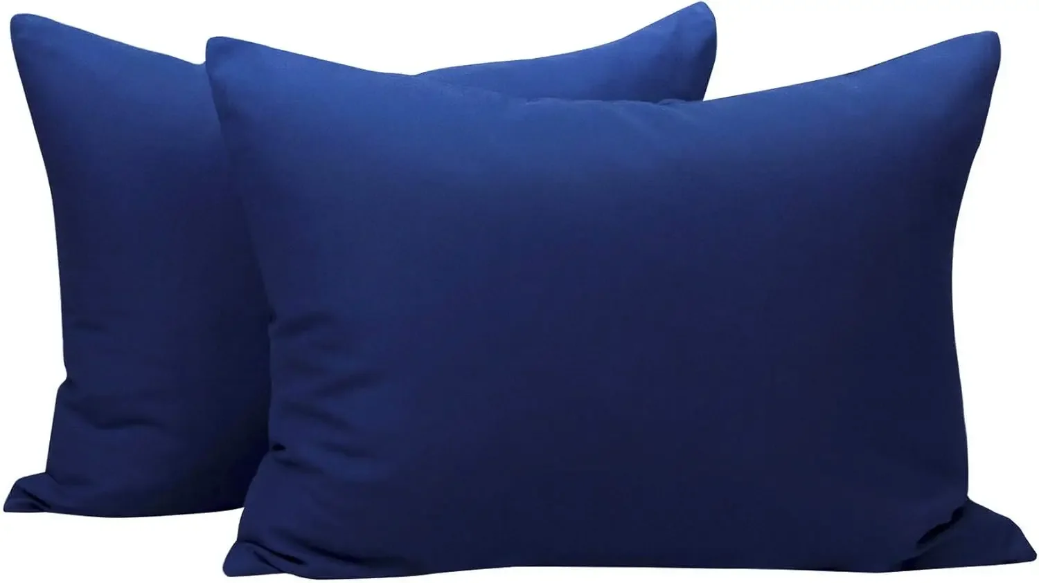 

Soft Zippered Toddler Pillowcase Set of 2, 100% Microfiber 13x18 Inches, Navy Blue for Travel and Nursery