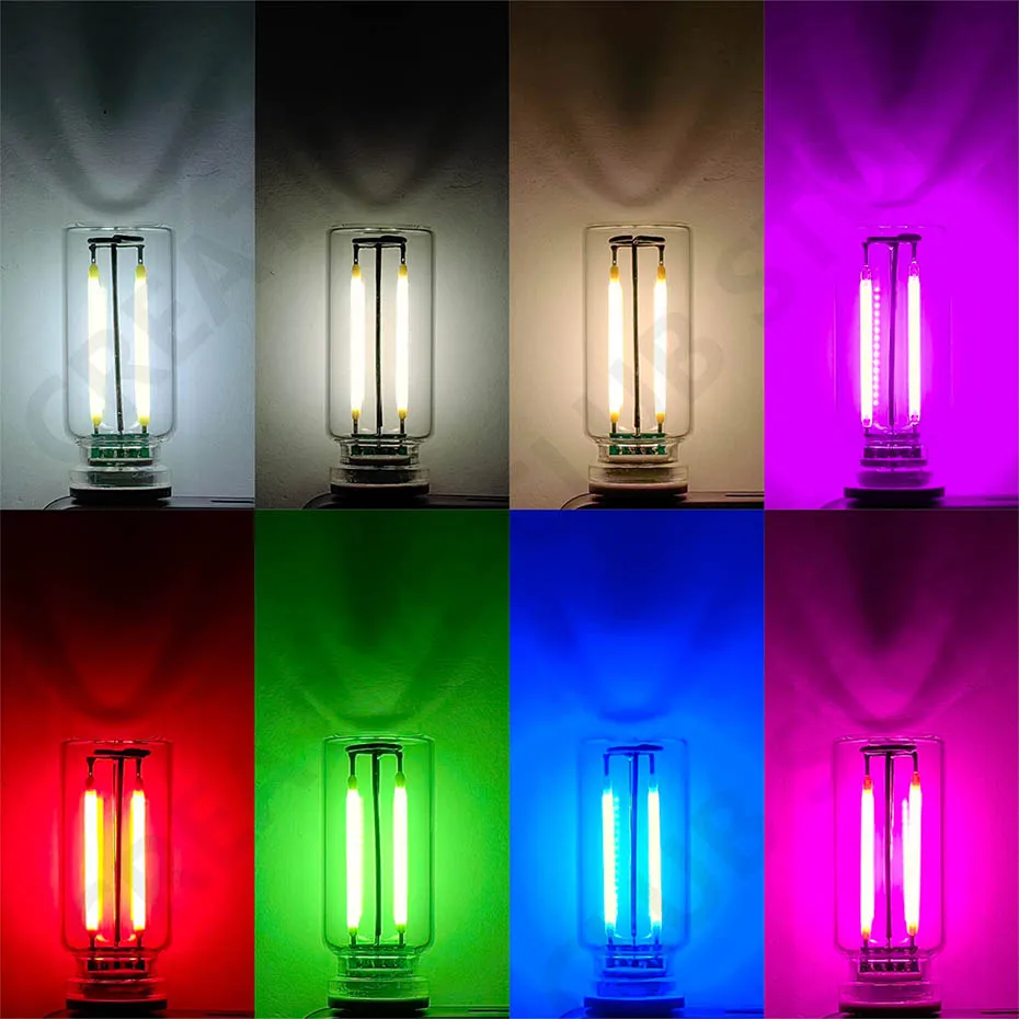USB Touch Control LED Nachtlicht Atmosphäre Licht Edison Glühbirne Glühlampe LED Filament Glühbirne Schlafzimmer Dekoration DIY – Detail 6