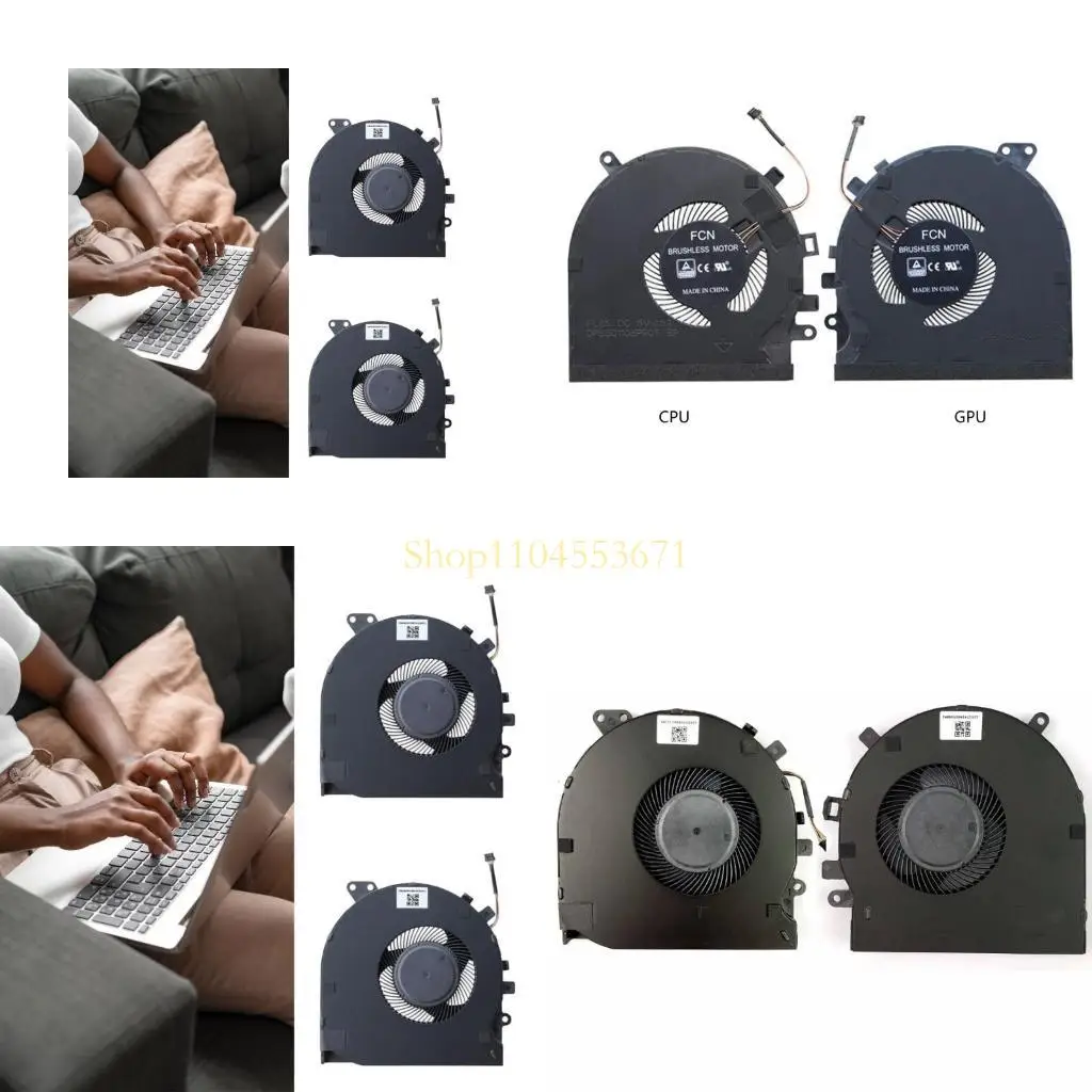 

Best Seller CPU GPU Radiator 5V 0.5A 4 pin 4-wires Laptop Cooler Fan For Blade 15 RZ09-0270 RZ09-02705E75 RZ09-02705E7