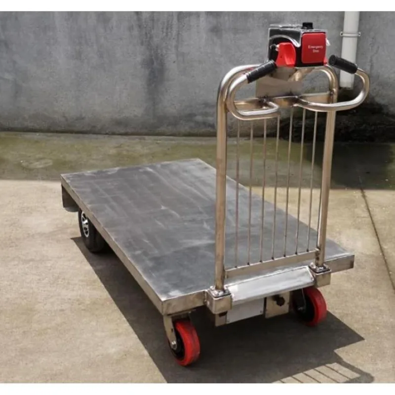 Stainless steel electric trolley, electric stainless steel tool cart