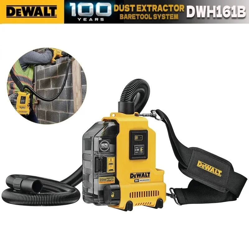 

DEWALT 20V MAX* Brushless Cordless Universal Dust Extractor HIGH-OUTPUT MOTOR Compact Lightweight Power Tools DWH161B