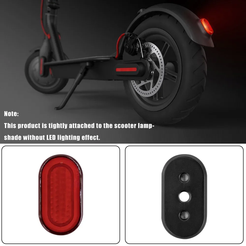 Scooter Taillights LED Rear Fender Lampshade Parts for Xiaomi Mijia M365 Electric Kickscooter Brake Rear Lamp Shade Accessories