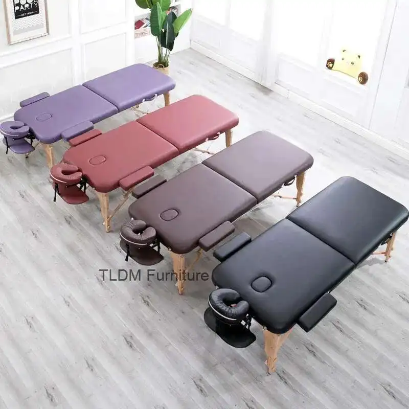 

Folding Lash Massage Table Beauty Tattoo Bathroom Portable Massage Bed Wooden Comfort Mesa De Masaje Beauty Furniture RR50MB