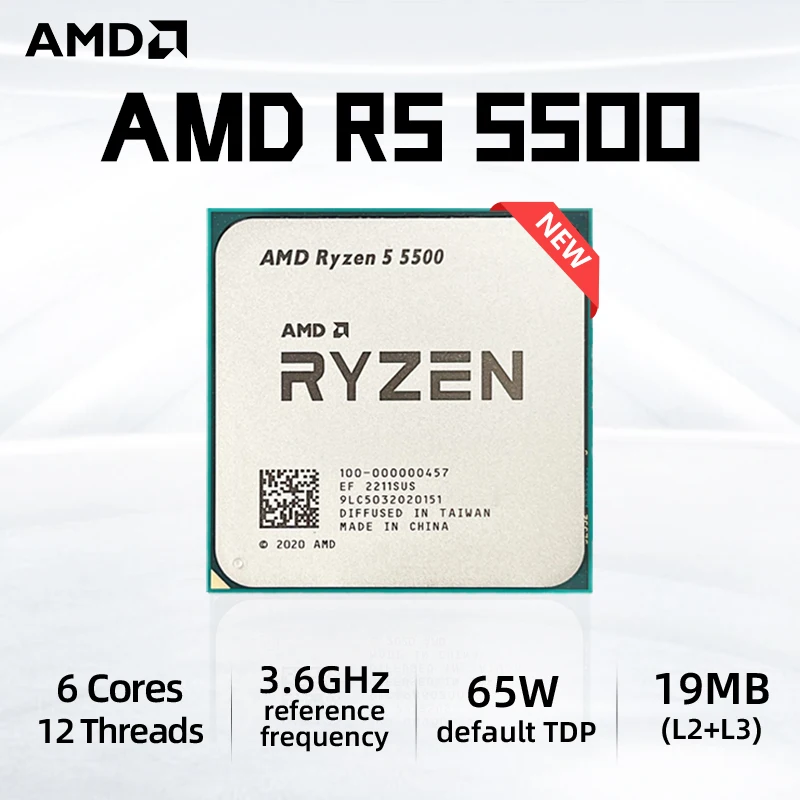 مراجعة شاملة لمعالج AMD Ryzen 5 5500: الأداء، التوافق، والقيمة الممتازة في سوق المعالجات